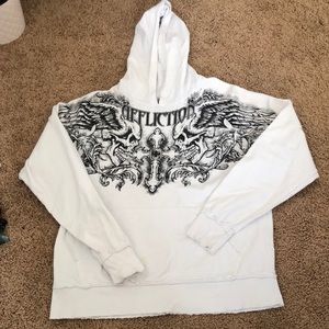 True Religion Distressed Hoodie